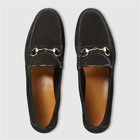 gucci womens loafers with fur|Gucci suede loafer.